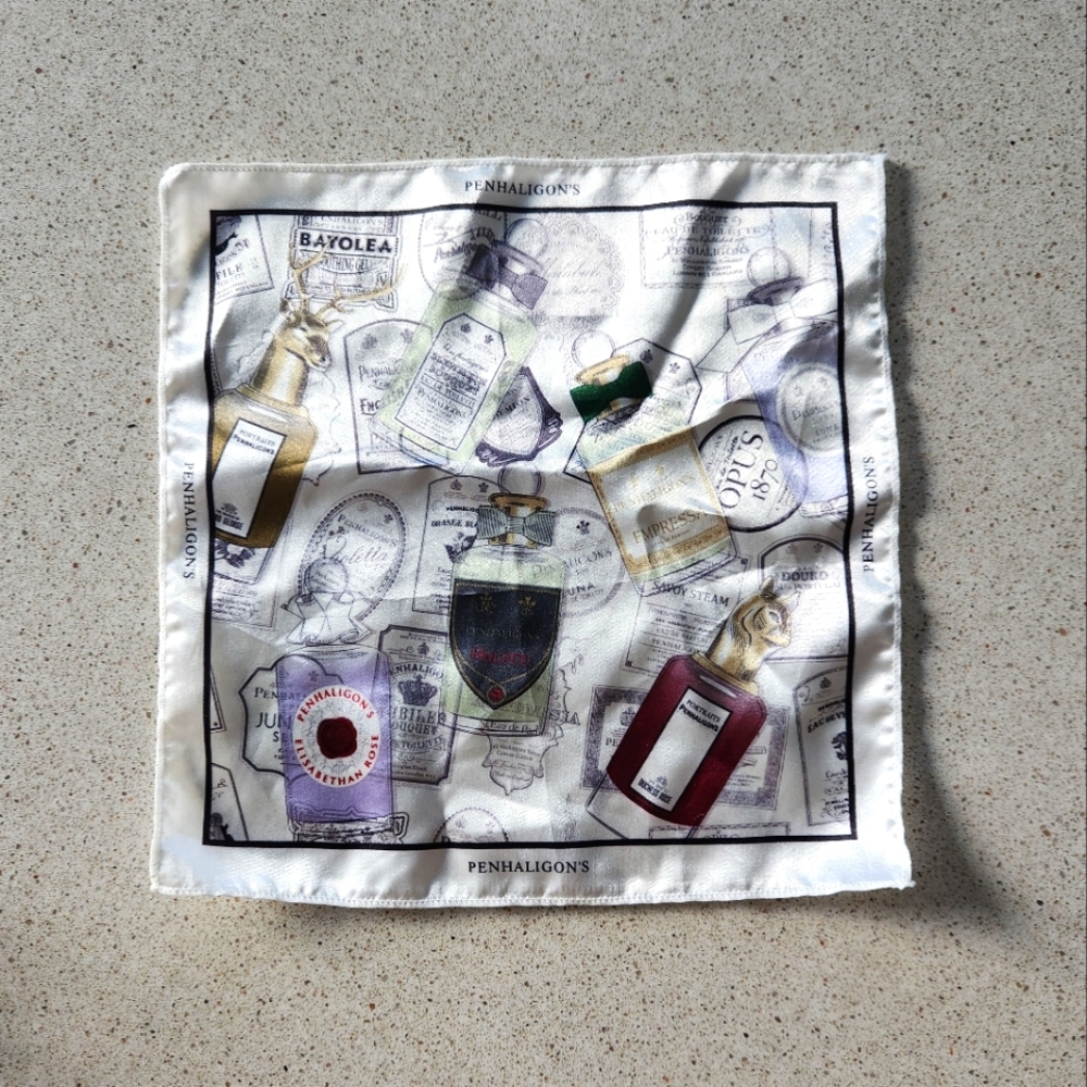 NWOT Penhaligon's handkerchief + bag